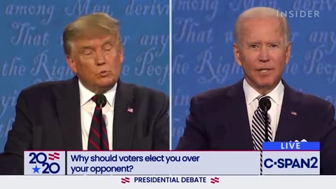 Trump vs Biden fight