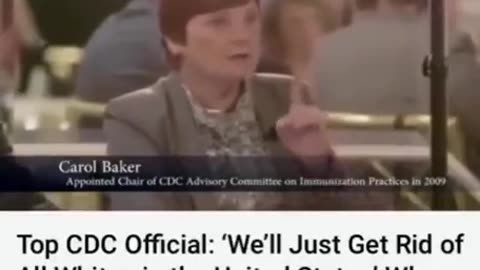 Top CDC Official: We'll Just Get Rid of All Whites in the United States who Refuse Vaccines