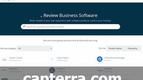 Get paid on Capterra and review software for money.