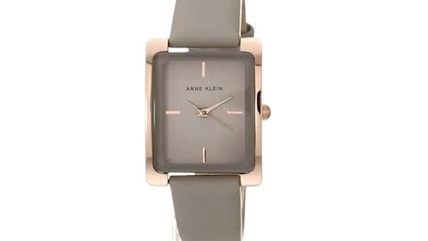 Anne Klein Women's Leather Strap Watch, AK/2706