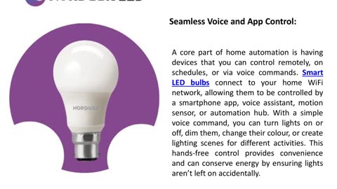 The Role Of LED Lights In Smart Home Automation