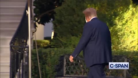 President Trump returns to the White House 10/05/2020