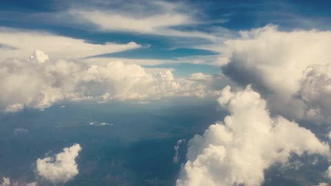 Clouds and blue sky background