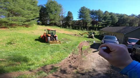 Yanmar Vio80 Excavator Building A Parking Pad And Repairing A Driveway