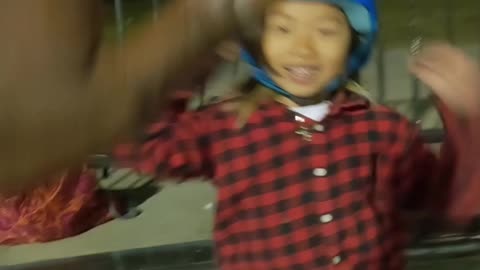 7-Year-Old Roller Skater Expertly Lands Flip