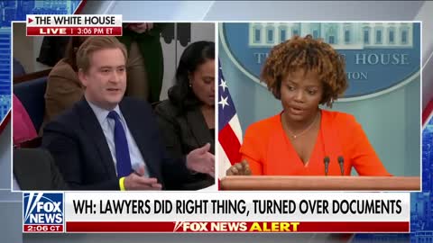 Peter Doocy grills Karine Jean-Pierre on allegations Biden mishandled classified documents