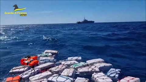 Record amount of cocaine worth nearly $440 million seized off Italian coast