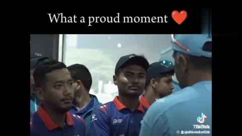 Nepal Asia cup crecket beautiful moment ❤️