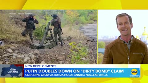 Putin doubles down on Ukraine 'dirty bomb' claims l GMA