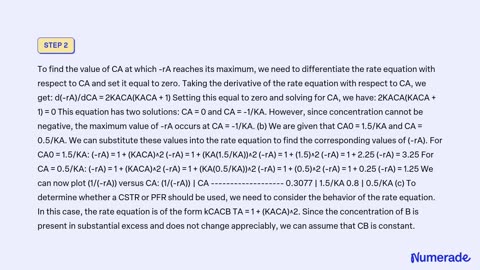 Rate equations of the form: kCACB TA = 1 + (KACA)^2 are required to describe the rates