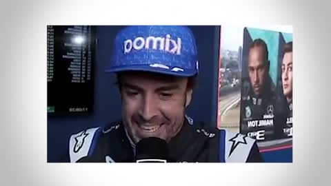 FERNANDO ALONSO SE RIE DE OCON en Entrevista POST-CARRERA | Gran Premio de Brasil 2022