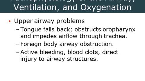 AEMT Ch 16 Airway Management, Ventilation, and Oxygenation Part 1