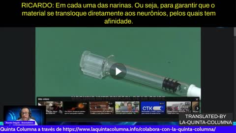 "Vacina" intranasal na Espanha. Mais grafeno direto aos neurônios.