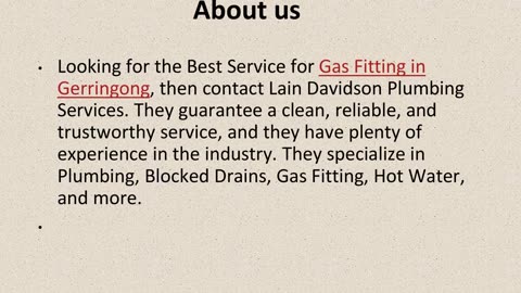 Get The Best Gas Fitting in Gerringong.