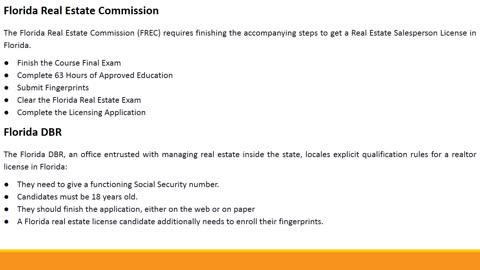 Why do you need to finish the Florida Real Estate License Course?