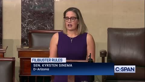 Dem. Kyrsten Sinema Gives Fatal Blow To Democrats Election Bill, Reaffirms Support Of Filibuster