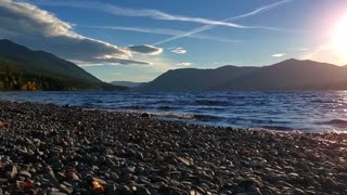 McDonald Lake Late Day Sun