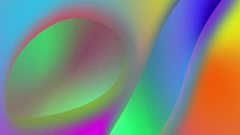 Abstract Gradient Shapes Animation Background