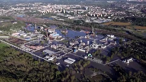 Aerials show worst Czech Republic flooding in nearly three decades