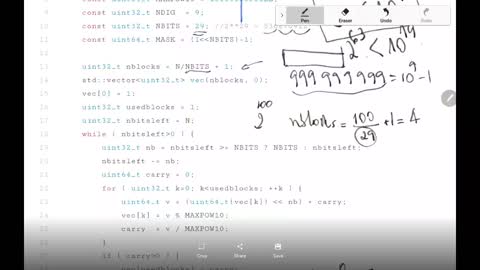 BCD-BigNum in blocks - serial and pipelined versions