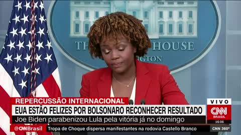 Estados Unidos estão felizes por Bolsonaro reconhecer resultado | CNN 360°