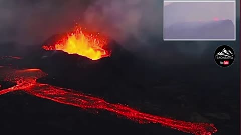 ICELAND VOLCANO REAL SOUND