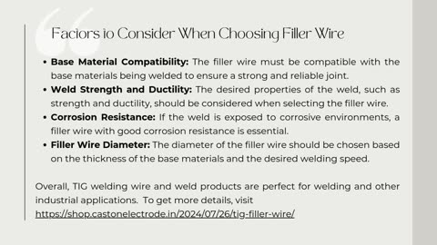 TIG Filler Wire: A Key Component in Precision Welding