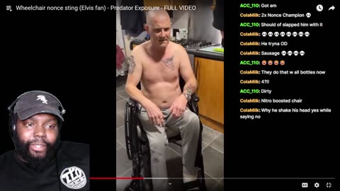 CHICAGO DUDES REACTION TO WHEELCHAIR NONCE STING (ELVIS FAN) - PREDATOR EXPOSURE