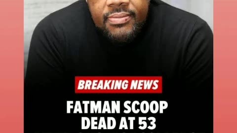 Rip to fatman scoop 🙏🕊🕯 9/4/24