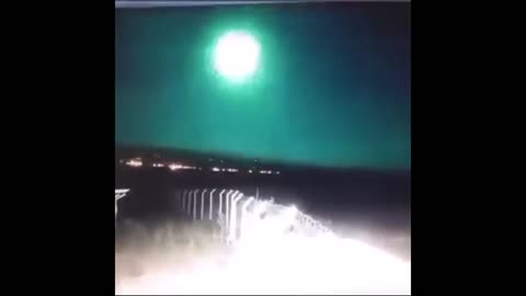 A meteorite was recorded in Bariloche (Argentina)