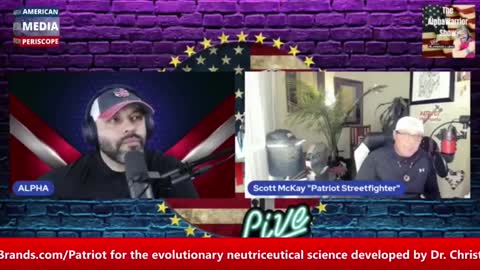 Scott McKay 2.6.2022 : PATRIOT STREETFIGHTER INTERVIEW ON ALPHAWARRIOR SHOW - KHAZARIAN MAFIA 101