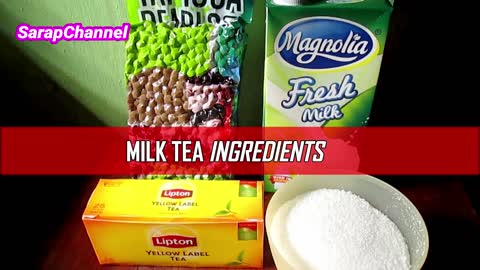 How to make Milk Tea Recipe | Boba Milk Tea