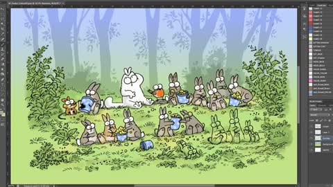 Easter Paints - Simon's Cat CREATIVE