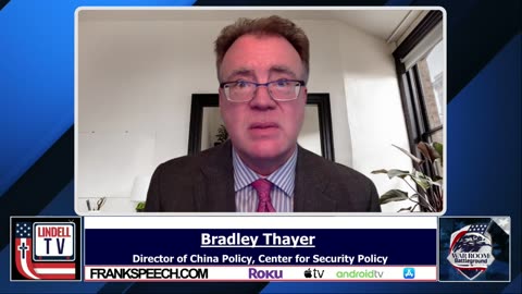 Dr Bradley Thayer: PRC Aggression In South China's Needs To Be Defeated