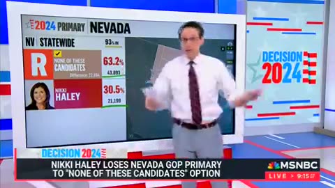 Political analyst Steve Kornacki explains how Democrat voters are propping up Nikki