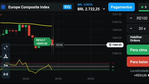 558,00 em 30 segundos / OLYMPTRADE