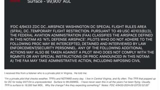 EMERGENCY ⚠️ DC airspace CLOSED! - Instructions given to all PILOTS! - US soldiers on HIGHEST ALERT