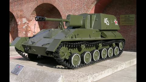 SU-76i Soviet-German Frankenstein Self-Propelled Gun