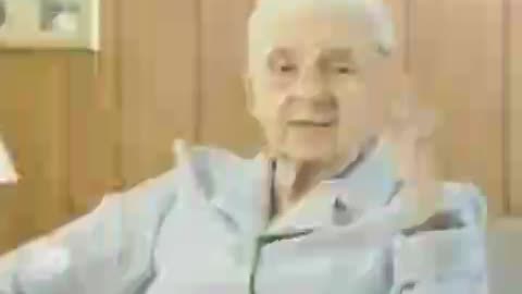 Elderly woman answers women's questions