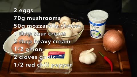 How to make a perfect omelette with mushrooms _ Quick and easy