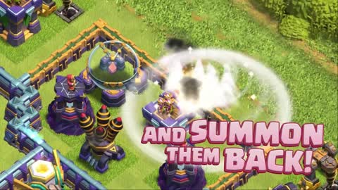 Redeploy With RECALL SPELL (Clash of Clans New Update)