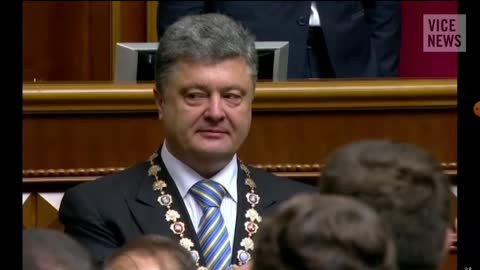 2014 Ukraine - Celebrating new president Petro Poroshenko