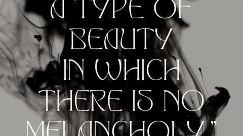 Charles Baudelaire | Quote | Gothic Beauty | Melancholy | Melancholia