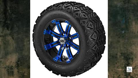 Review - RM Cart - 12" Casino Black/Blue on 22x11-12 Black Trail Tires (Set of 4)