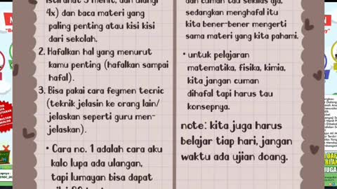 Rekomendasi Tips Belajar Ulangan 1 Malam #najmashinecare #fyp #shorts #viral #belajar