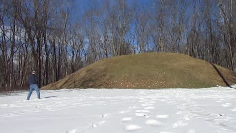 Practicing in the snow