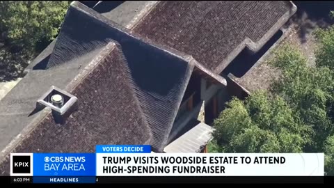 Donald Trump visit to Woodside CA Sept 13 2024