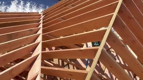 Roof framing #shorts #work #construction #design