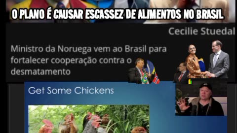 WWF, LULA E NORUEGA QUER CAUSAR UM ESCASSEZ DE ALIMENTOS NO BRASIL, INUNDAÇÕES E INCÊNDIOS PARA ISSO.