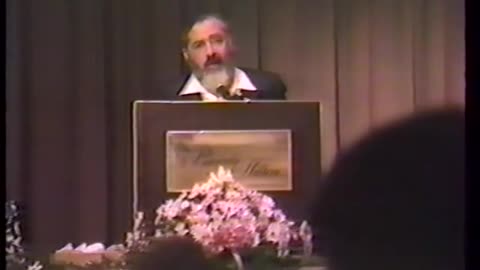 Rabbi Meir Kahane at Beverly Hilton LA Dinner 1988